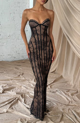Sian Maxi Dress - Black