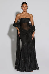 Agnes Shawl - Black Sparkle
