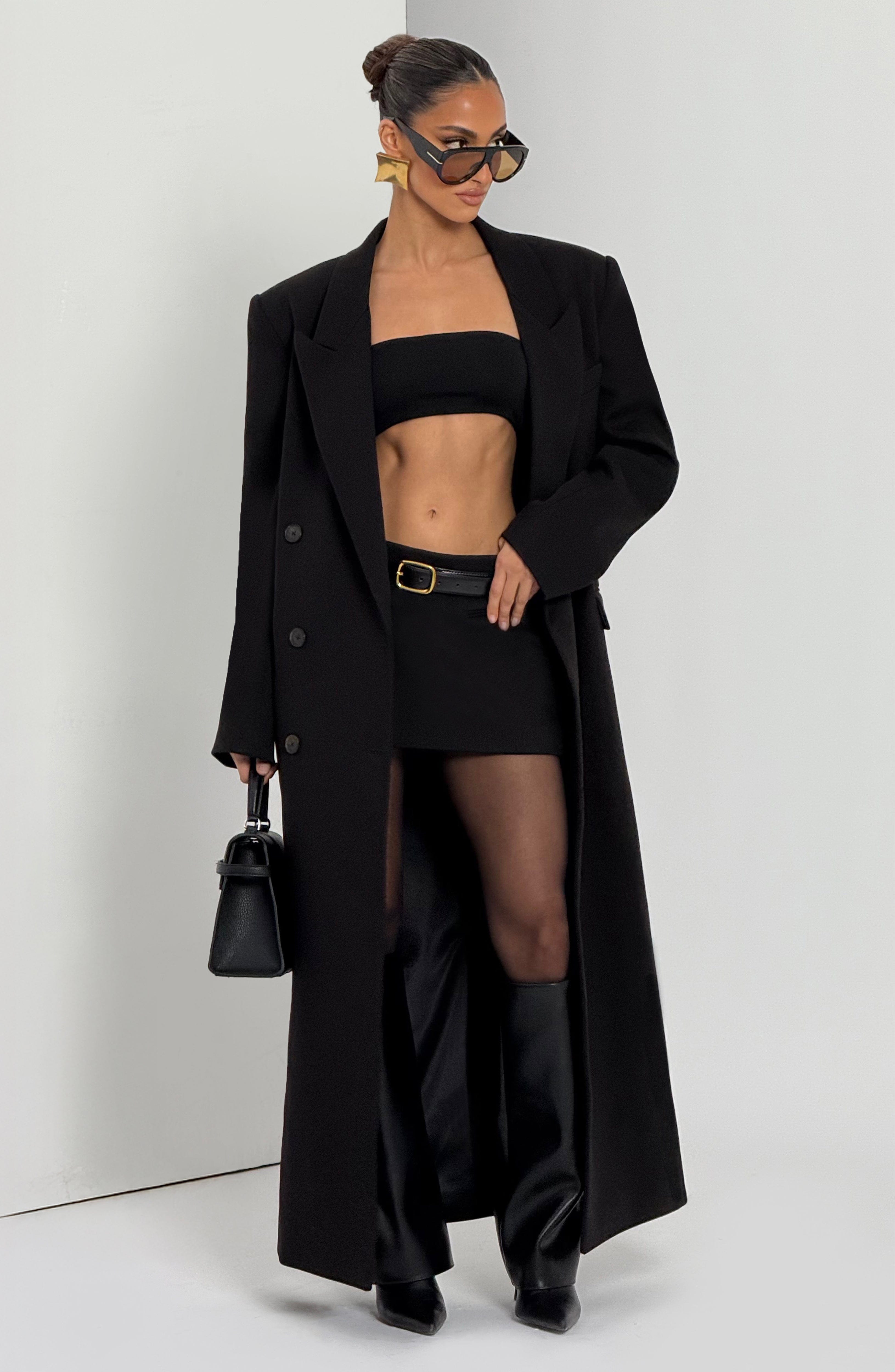 Michelle Coat - Black